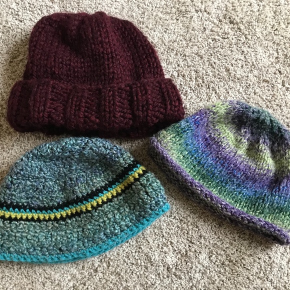 Bundle of 3 Adult Knit Hats – Unisex - Picture 1 of 1